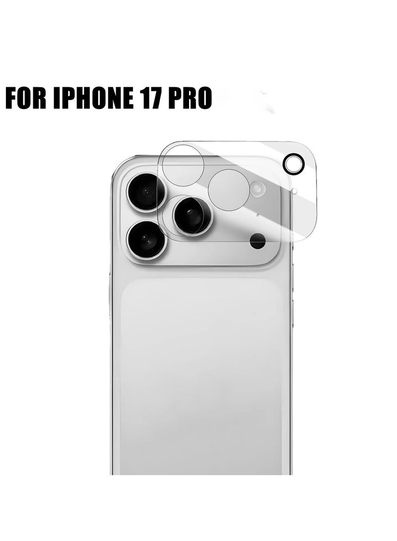 BlueFire iPhone 17 Pro Camera Lens Protector, Premium Tempered Glass with Arc Edge, Full Coverage HD Clear Anti-Scratch Lens Film Guard, Easy Bubble-Free Installation, Maximize Photo Quality - Image 1